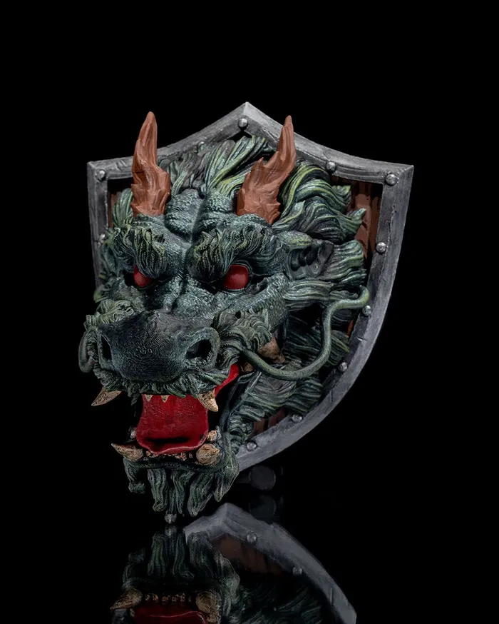Eastern Dragon Trophy Bust