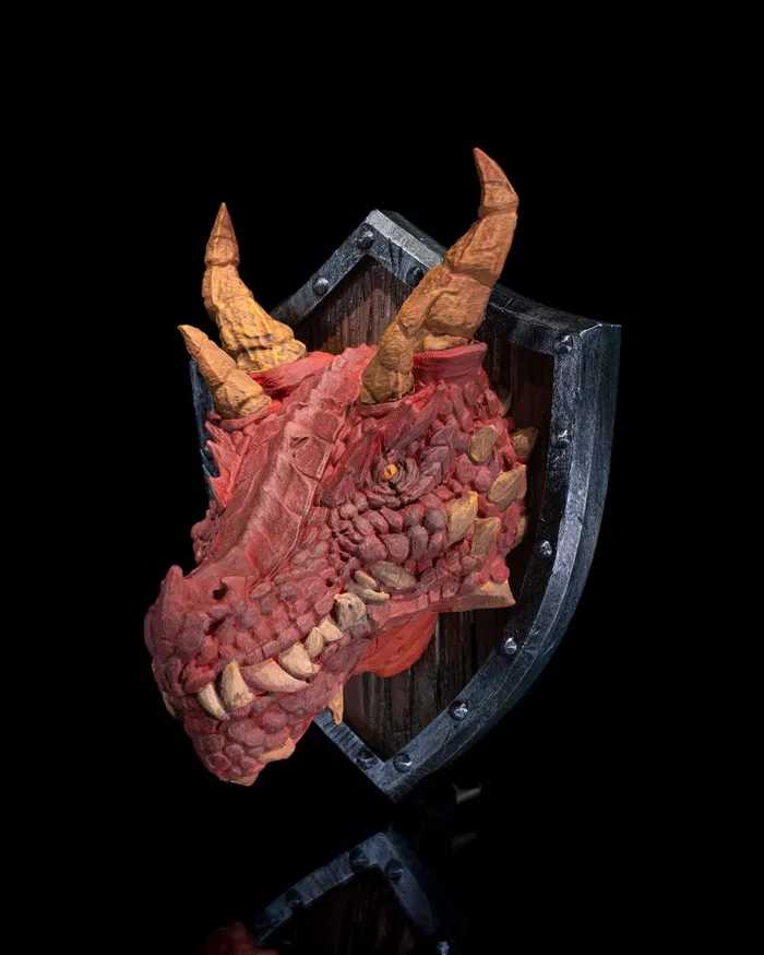 True Dragon Trophy Bust